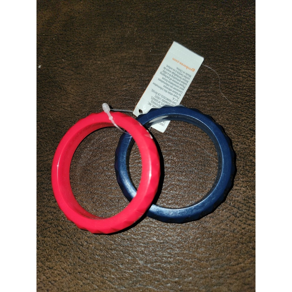 Gymboree parisian afternoon red and navy bangle bracelets nwt